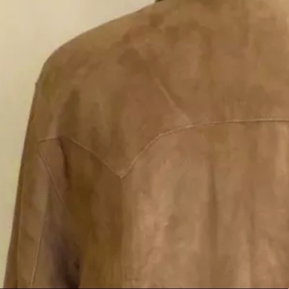 RALPH LAUREN Western Equestrian Glove Soft Suede Leather Coat Dress 8 RARE NWT!! - Picture 12 of 13